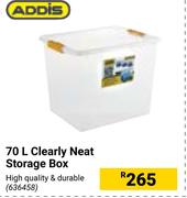 Addis 70L Clearly Neat Storage Box