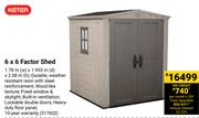 Keter 6 x 6 Factor Shed