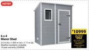 Keter 6 x 4 Manor Shed
