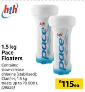 HTH 1.5Kg Pace Floaters-Each
