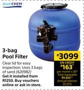 Blue Chem 3 Bag Pool Filter
