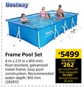 Bestway Frame Pool Set-4m x 2.11m x 810mm