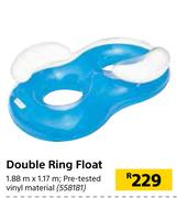 Double Ring Float-1.88m x 1.17m