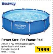 Bestway Power Steel Pro Frame Pool-3.05m x 760mm 