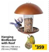 Hanging Bird Feeder With Roof-198mm x 198mm x 210mm