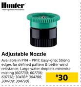 Hunter Adjustable Nozzle