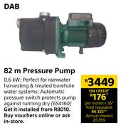 DAB 82m Pressure Pump