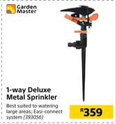 Garden Master 1 Way Deluxe Metal Sprinkler