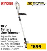 Ryobi 18V Battery Line Trimmer