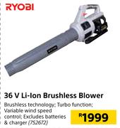 Ryobi 36V Li-Ion Brushless Blower