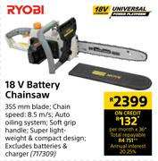 Ryobi 18V Battery Chainsaw