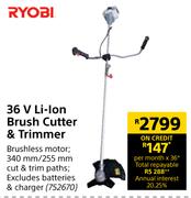Ryobi 36V Li-Ion Brush Cutter & Trimmer