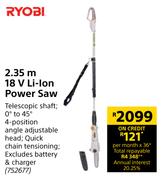Ryobi 2.35m 18V Li-Ion Power Saw