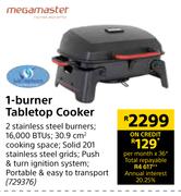 Megamaster 1 Burner Tabletop Cooker