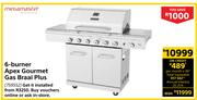 Megamaster 6 Burner Apex Gourmet Gas Braai Plus