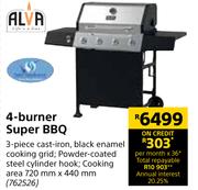 Alva 4 Burner Super BBQ