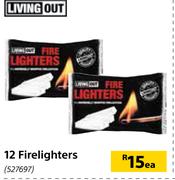 Living Out 12 Firelighters-Each