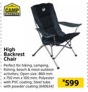 Camp Master High Backrest Chair 