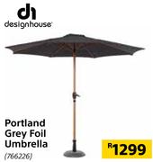 Designhouse Portland Grey Foil Umbrella