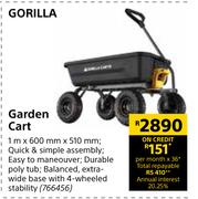 Gorilla Garden Cart 1m x 600mm x 510mm