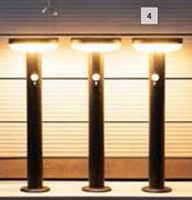 Solar Flair 0.5m Bollard Spike Light With Sensor-Each