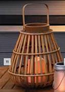 DH LED Bamboo Candle Lantern