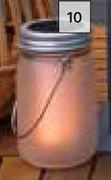 Solar Flair Dancing Flame Effect Hanging Jar
