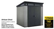 Artisan Shed 2.14m x 2.18m x 2.26m