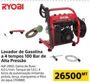 Ryobi Lavadora de Gasolina a 4 tempos 100 Bar de Alta Pressao AJP-2900