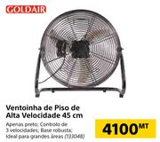 Goldair Ventoinha de Piso de Alta Velocidade 45cm