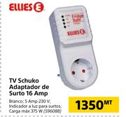 Ellies TV Schuko Adaptador de Surto 16 Amp