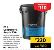 Citycoat Contractor's Acrylic PVA-5L