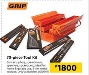 Grip 70 Piece Tool Kit