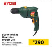 Ryobi 500W 10mm Handyline Impact Drill