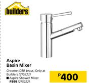 Builders Aspire Basin Mixer