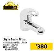Builders Style Basin Mixer
