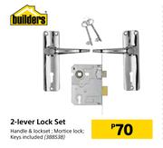 Builders 2 Lever Lock Set