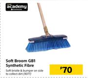Academy Soft Broom GB1 Synthetic Fibre