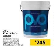 Contactor's Acrylic-20 L