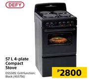 Defy 57L 4 Plate Compact Stove DSS509
