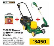 Trim Tech 1500 W Mower & 650 W Trimmer Combo