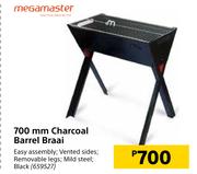 Megamaster 700mm Charcoal Barrel Brrai
