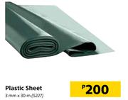 Plastic Sheet-3mm x 30m