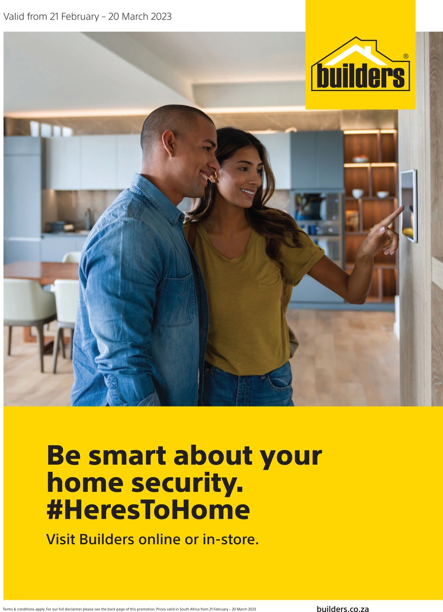 Builders : Be Smart About Your Home Security (21 February - 20 March ...