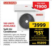 Goldair 12000 BTU Split Air Conditioner