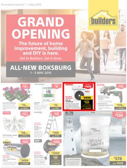 Builders Boksburg : Grand Opening (1 May - 5 May 2019), page 1