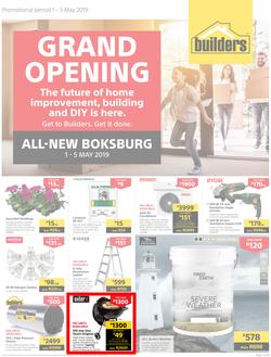 Builders Boksburg : Grand Opening (1 May - 5 May 2019), page 1