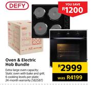 Defy Oven & Electric Hob Bundle