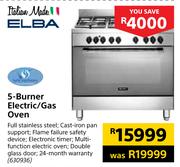 Elba 5-Burner Gas/Electric Oven