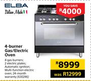 Elba 4-Burner Gas/Electric Oven
